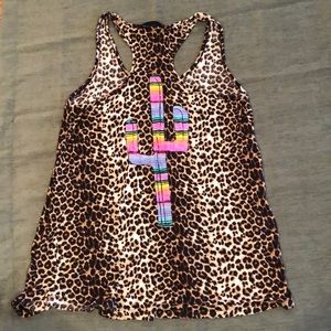 Leopard print tank top